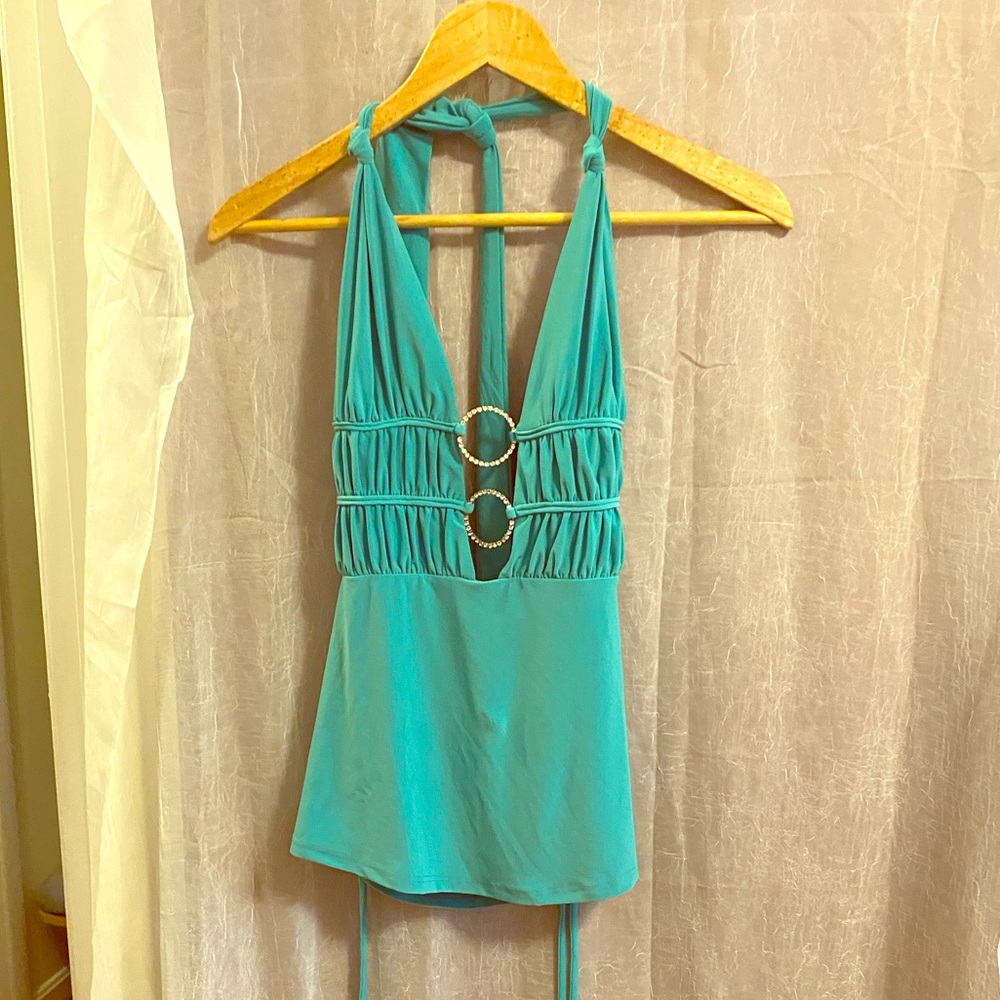 Sexy halter top.